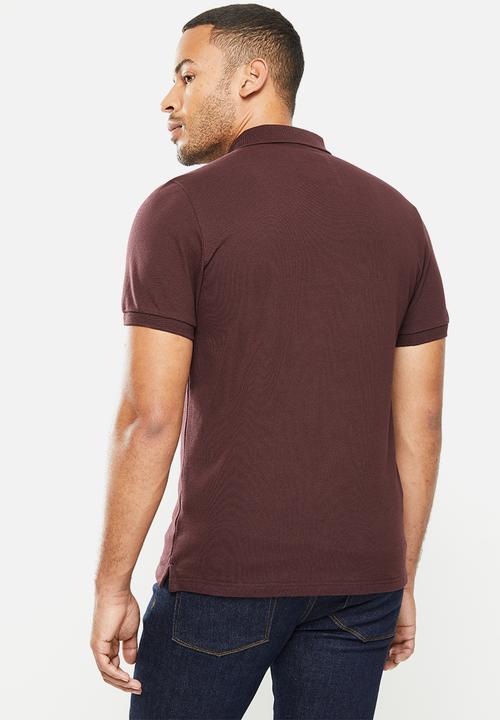Aca Joe - Aca joe small aj logo golfer - maroon