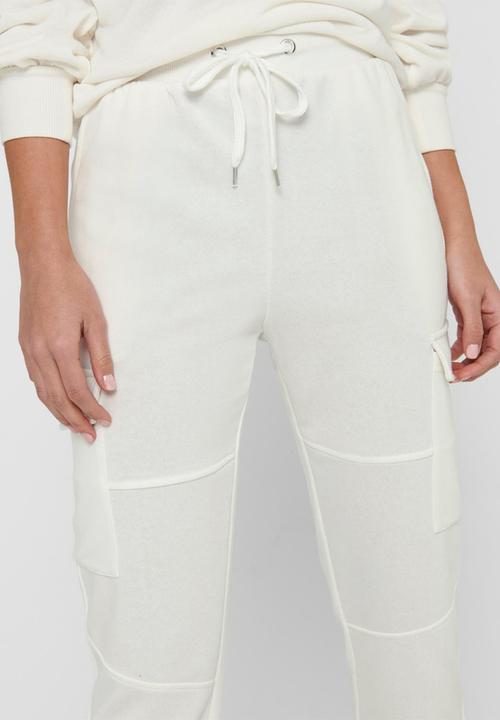 Jacqueline de Yong - Birmingham utility sweat pant - neutral 