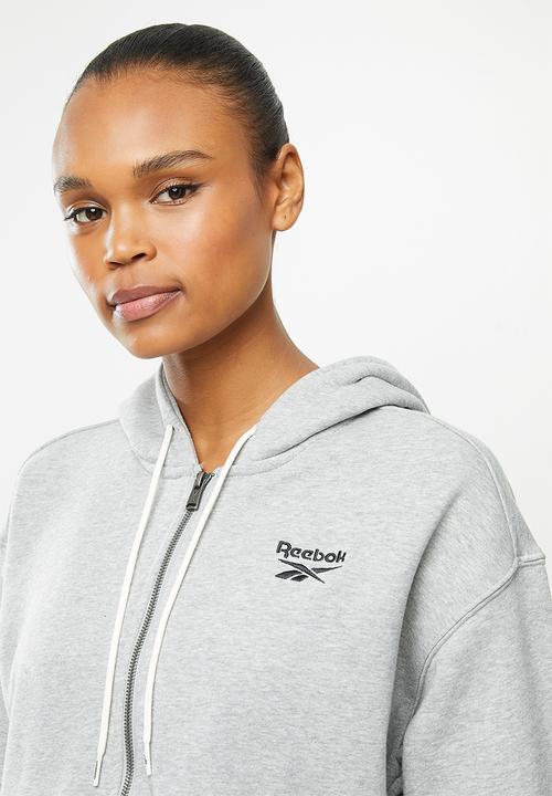 Reebok - Reebok identity hoodie - grey