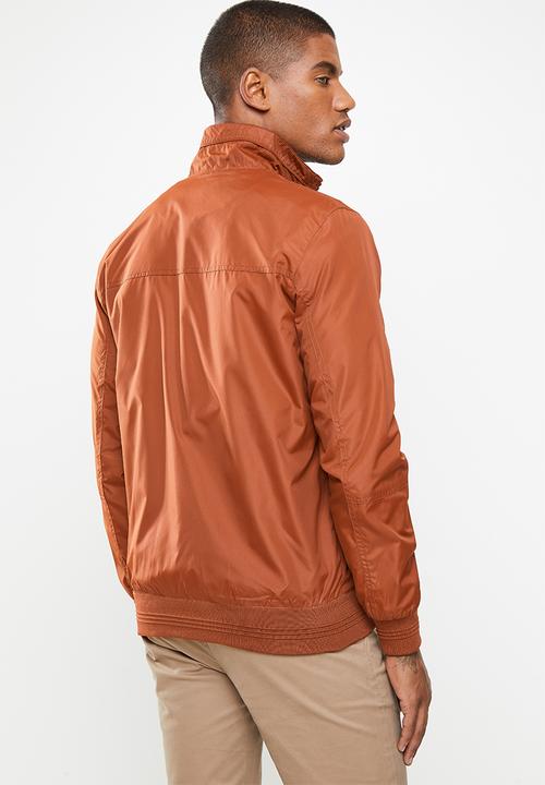 Jonathan D - Zip through jacket - rust