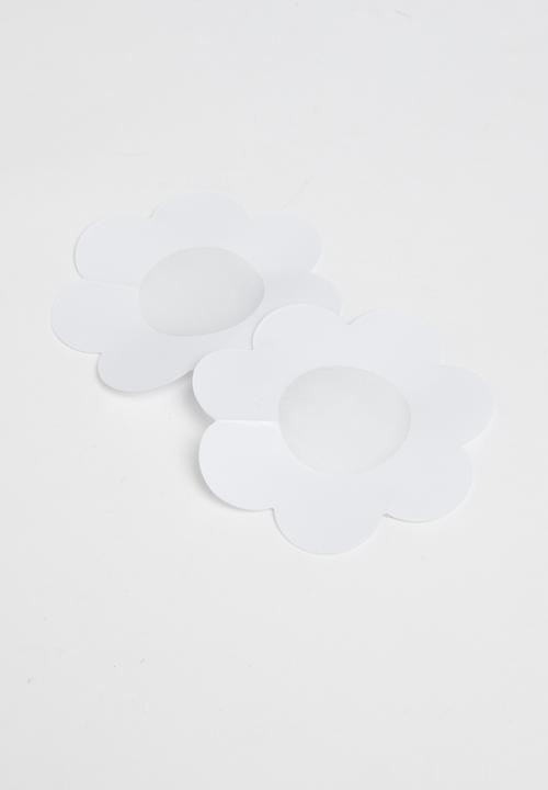 Up-Tape - Clear boob tape matching 5 pair nipple pastie set - clear