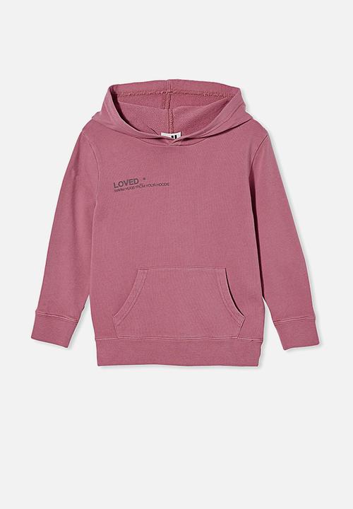 Cotton On - Milo hoodie - very berry
