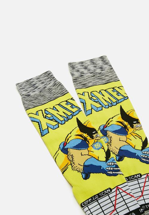 Stance Socks - Stance wolverine comic - multi