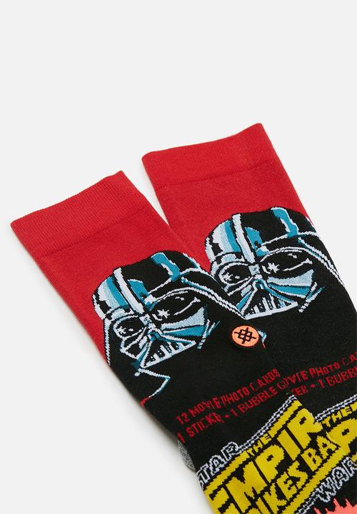 Stance Socks - Stance vader 40th - red & black 
