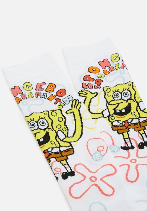 Stance Socks - Imagination bob socks - white