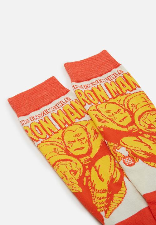 Stance Socks - Iron man marquee socks - red