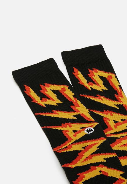Stance Socks - Electrified socks - black