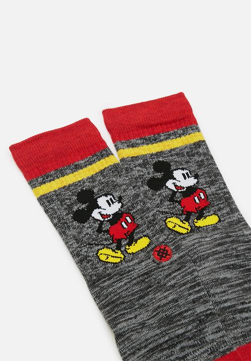 Stance Socks - Stance vintage disney - grey & red 