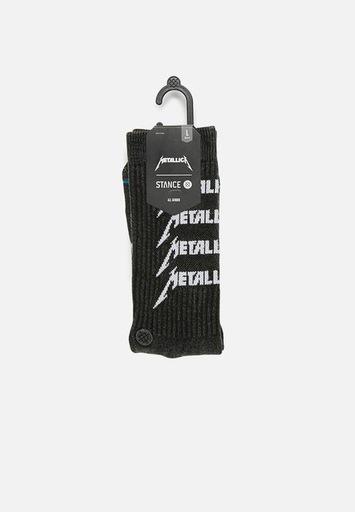 Stance Socks - Stance metallica stack - black 