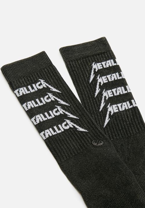 Stance Socks - Stance metallica stack - black 