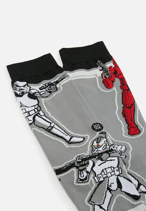 Stance Socks - Stance Star Wars storm trooper - grey 
