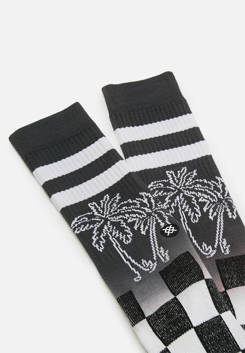 Stance Socks - Stance dipped - black & white