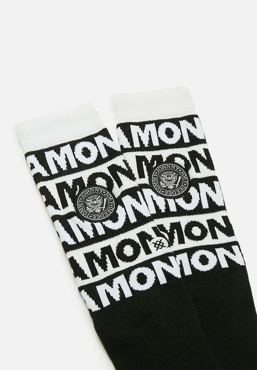 Stance Socks - Stance the ramones - black & white 