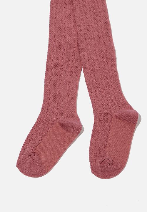 Cotton On - Tilly tights - dusty berry