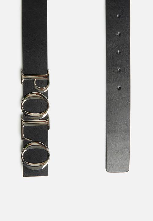 POLO - Alex leather - black