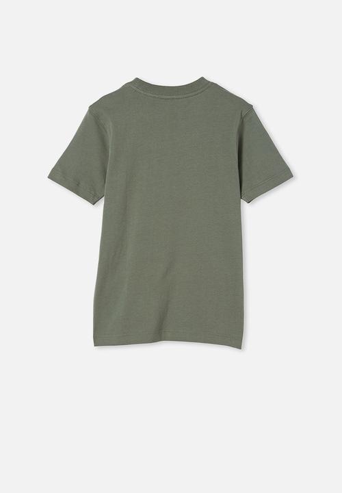 Cotton On - Max skater short sleeve tee - swag green