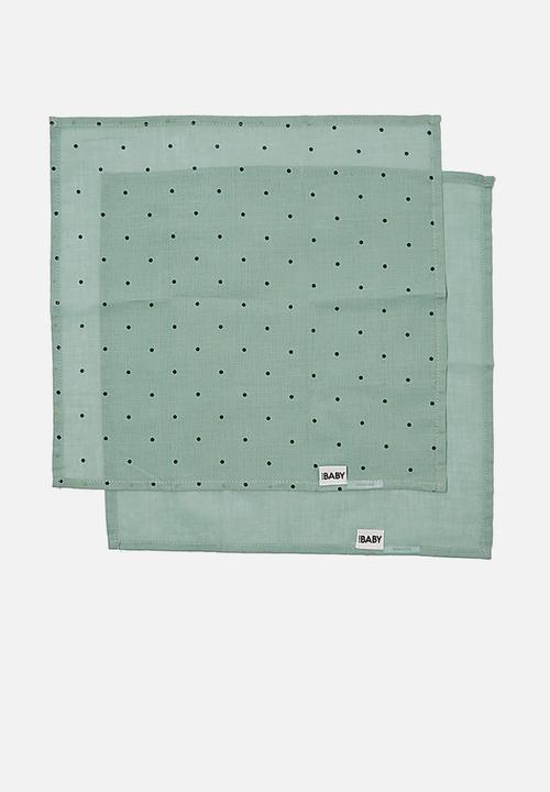 Cotton On - Organic muslin blanket - smashed avo