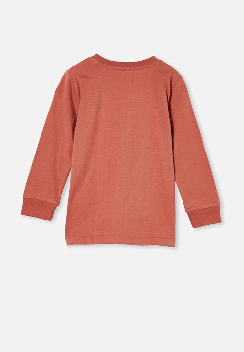 Cotton On - Tom long sleeve tee - chutney