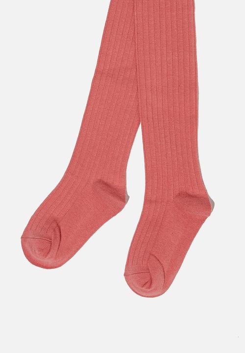 Cotton On - Ribbed solid tight - pink