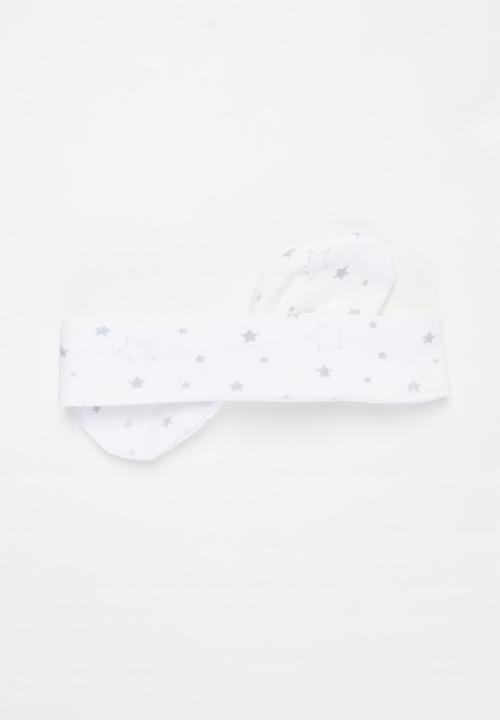 Little Lumps - Headband - white & grey 