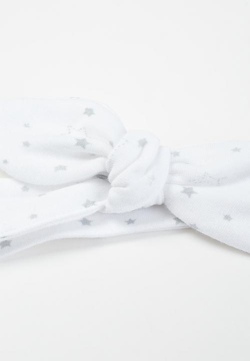 Little Lumps - Headband - white & grey 