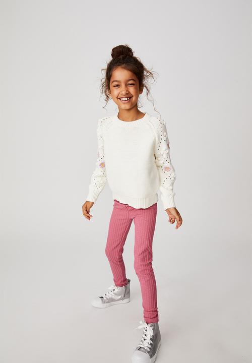 Cotton On - Huggie tights - very berry