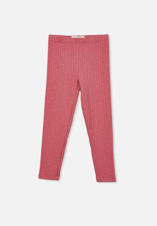Cotton On - Huggie tights - very berry