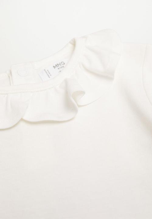 MANGO - Mini8 long sleeve tee - white