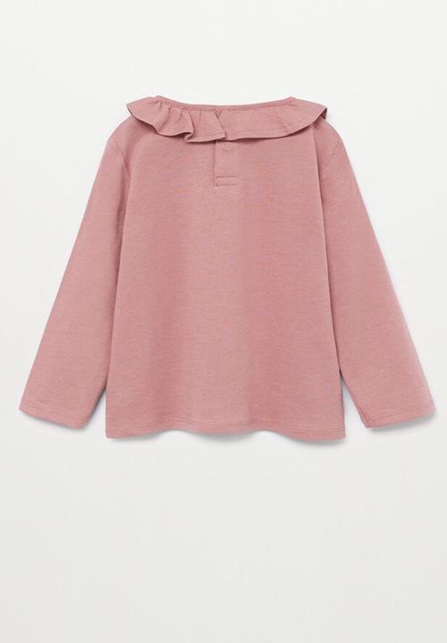 MANGO - Mini8 long sleeve tee - pink