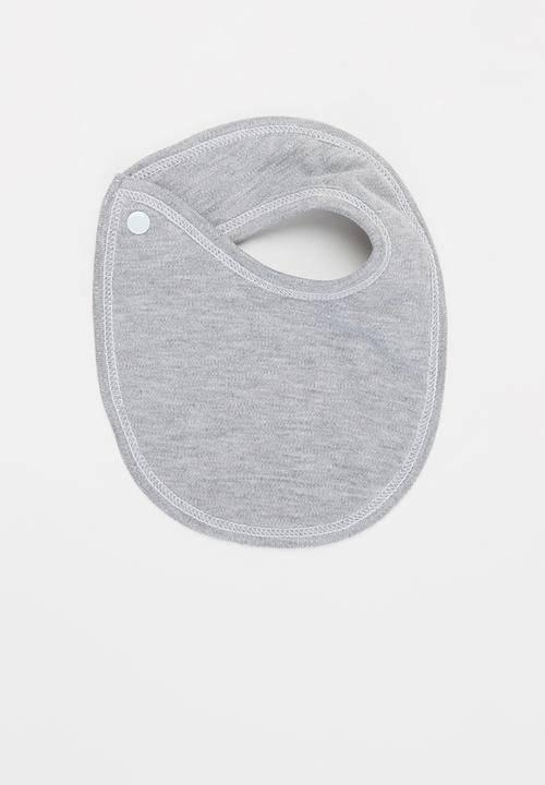 Little Lumps - Bib one size - grey stripe