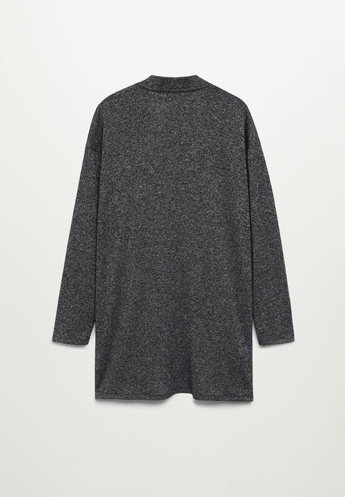 MANGO - Ainaraj cardigan - charcoal