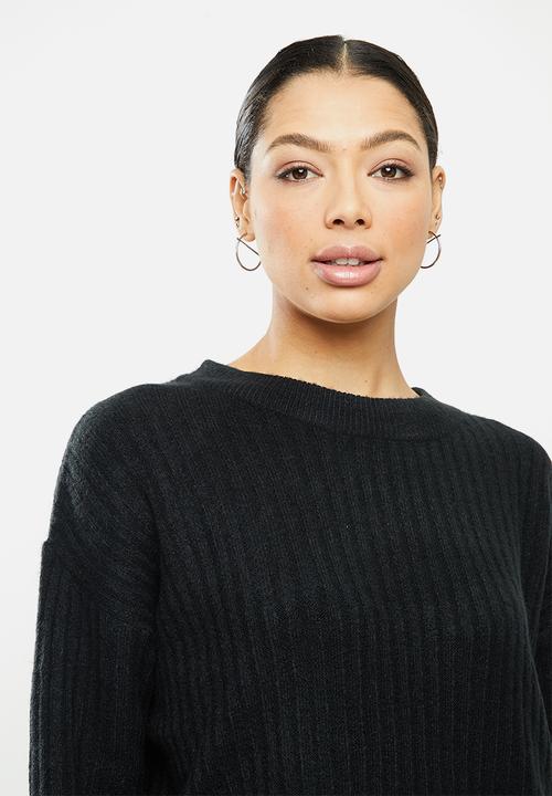 Brave Soul - Skirt & top set - black