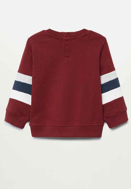 MANGO - Block3 sweatshirt - red