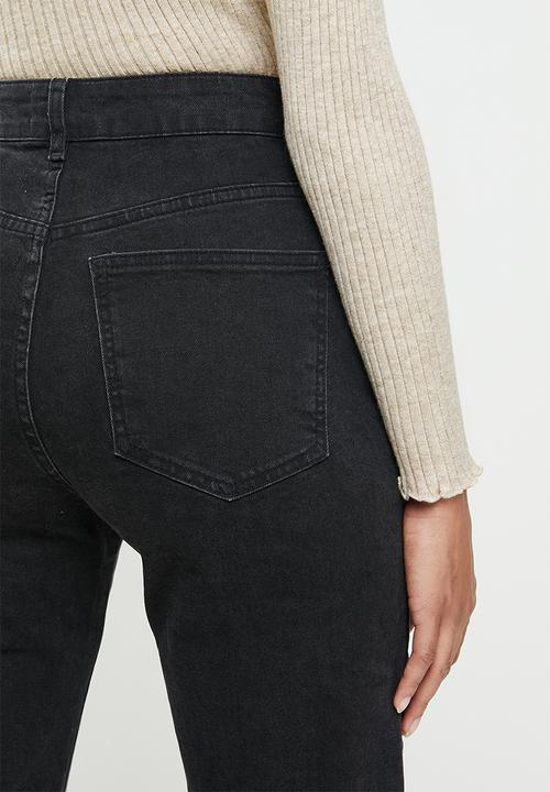 Cotton On - Straight stretch jean - black