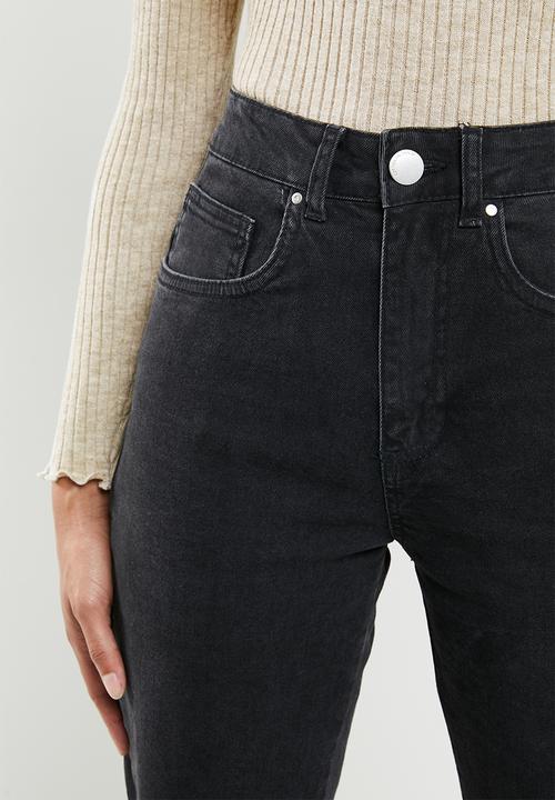 Cotton On - Straight stretch jean - black