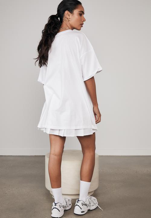 Factorie - Oversized graphic T-shirt - white