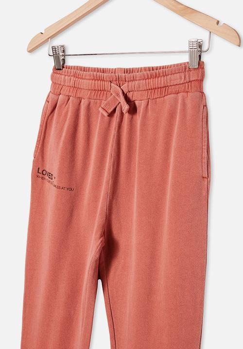 Free by Cotton On - Mason trackpant - chutney