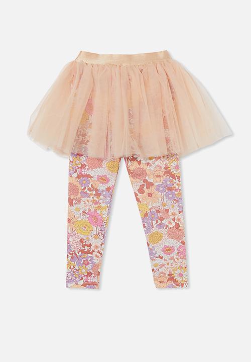 Cotton On - Zoe skegging - peach & pink 