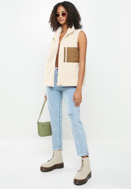 Cotton On - Into the trees vest - cream