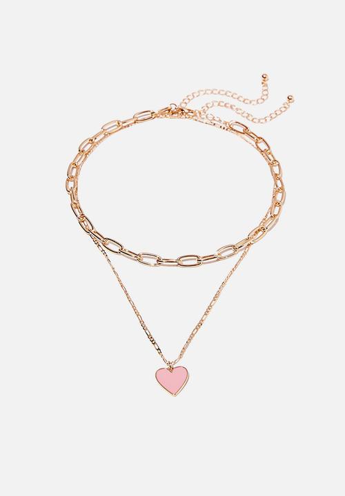 Rubi - Keepsake 2 pack necklace set - heart