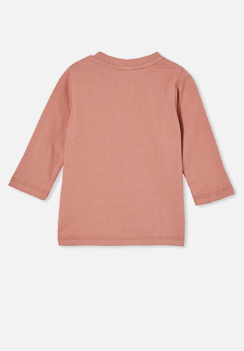 Cotton On - Jamie long sleeve tee - clay 