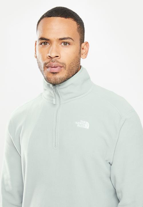 The North Face - 100 glacier 1/4 zip jacket - grey