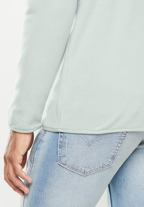 The North Face - 100 glacier 1/4 zip jacket - grey
