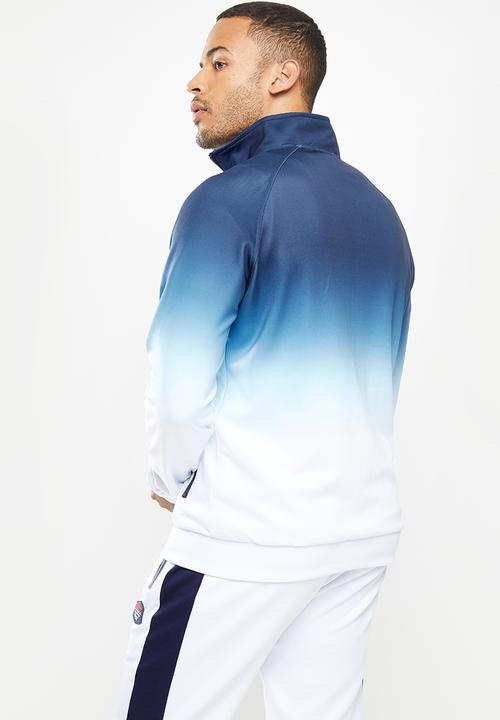 SOVIET - Ike zip through hoody - blue