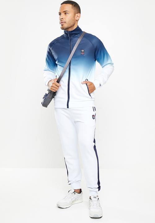 SOVIET - Ike zip through hoody - blue