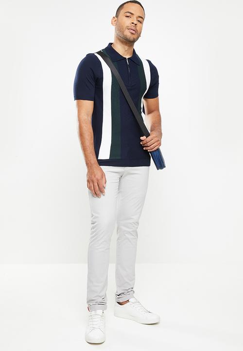 SOVIET - Alfa slim leg fashion chino - grey