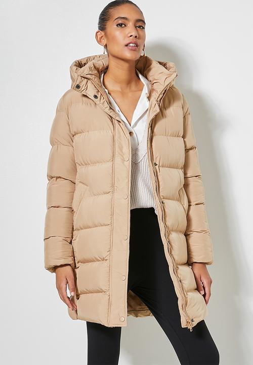 Superbalist - Midi puffer - stone