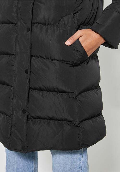 Superbalist - Midi puffer - black