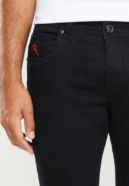 SOVIET - Mataro fashion skinny denim - black