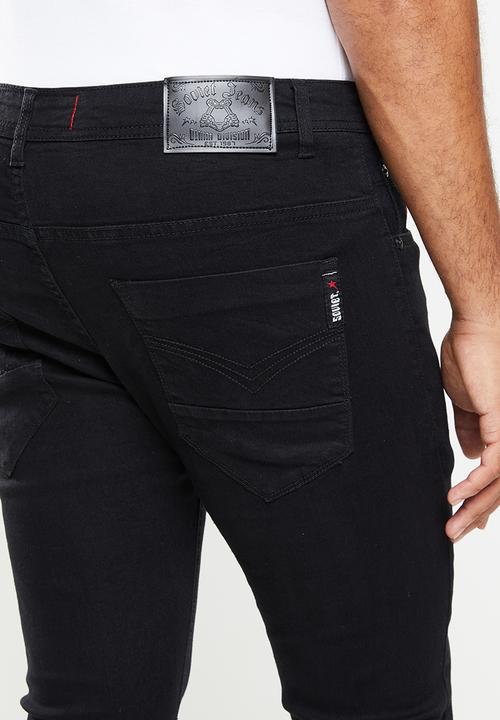 SOVIET - Mataro fashion skinny denim - black